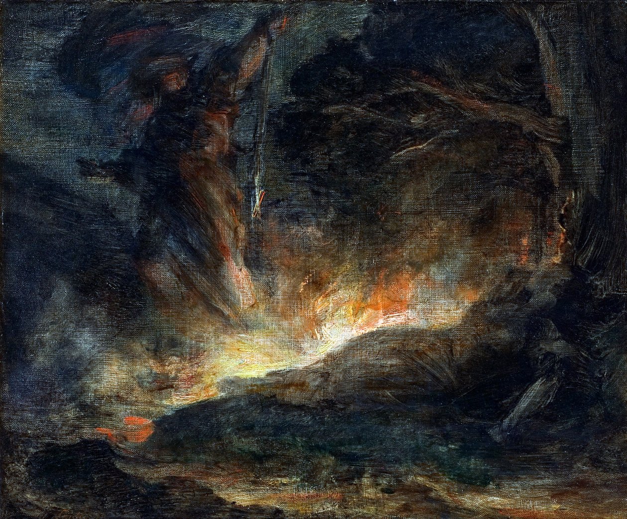 Valkyrianens slut, 1877 av Ignace Henri Jean Fantin Latour