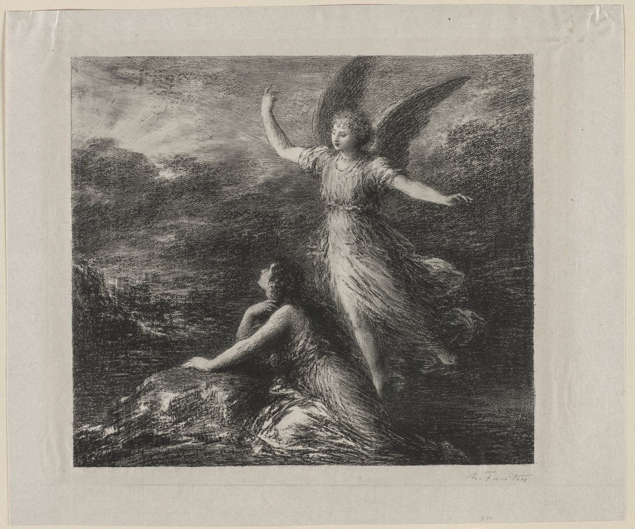 Paradiset och Peri, 1884. av Ignace Henri Jean Fantin Latour