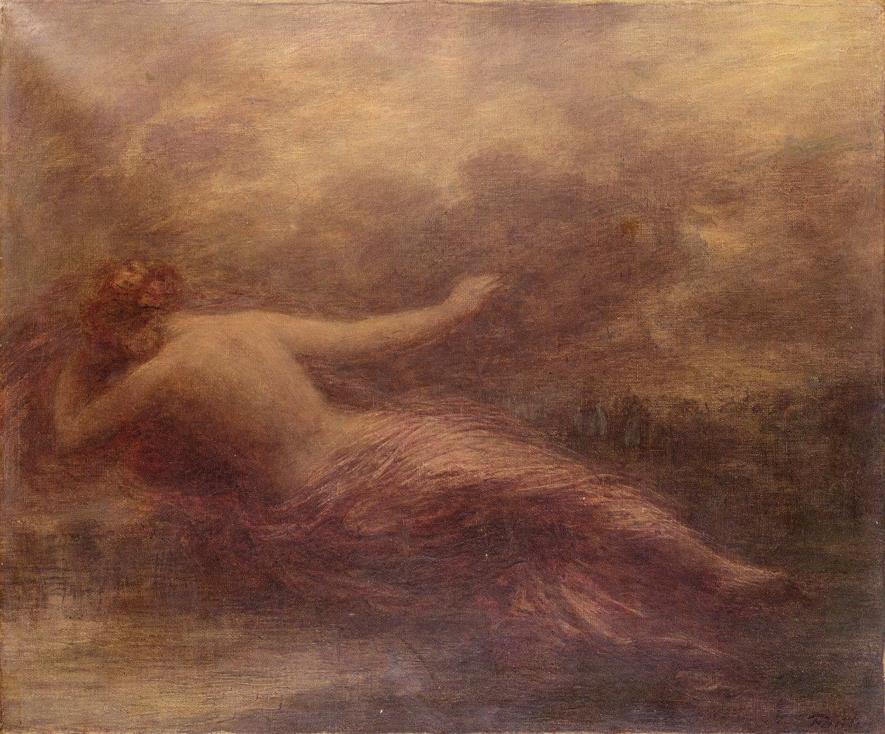 Natt av Ignace Henri Jean Fantin Latour