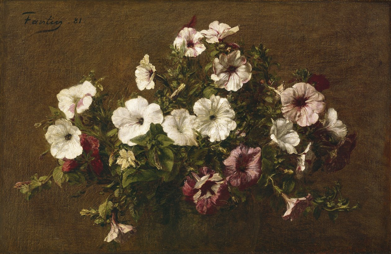 Petunior, 1881 av Ignace Henri Jean Fantin Latour