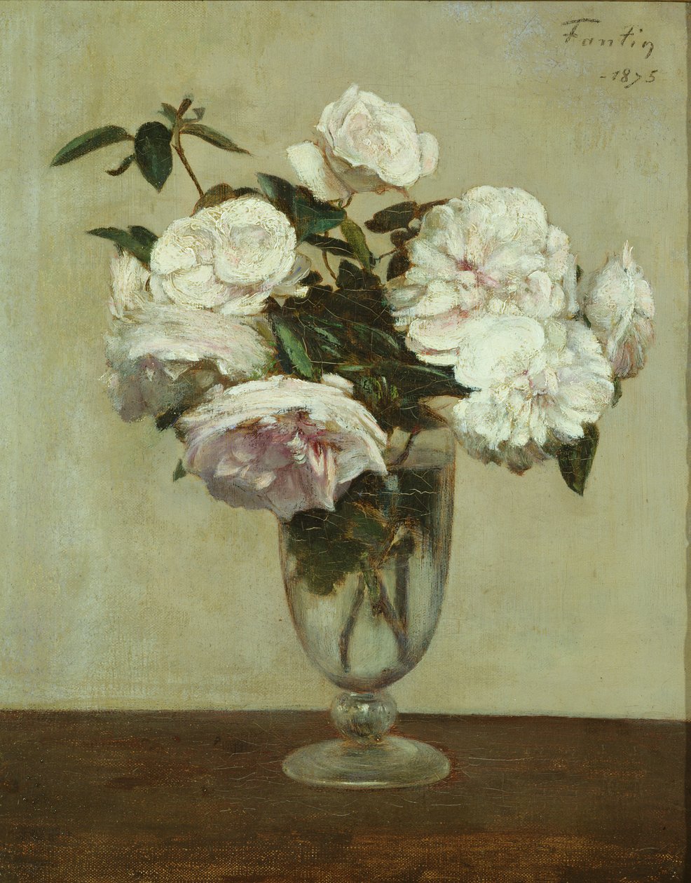 Rosa rosor av Ignace Henri Jean Fantin Latour