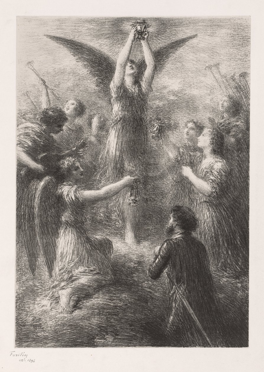Preludium till Lohengrin, 1898. av Ignace Henri Jean Fantin Latour