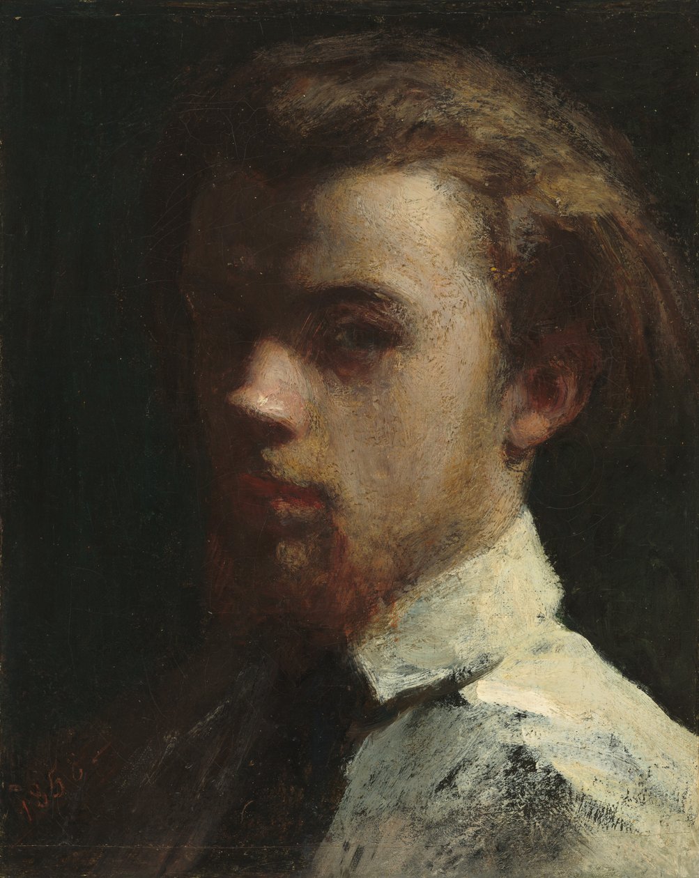 Självporträtt av Ignace Henri Jean Fantin Latour