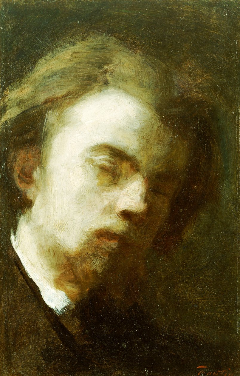 Självporträtt, 1858 av Ignace Henri Jean Fantin Latour