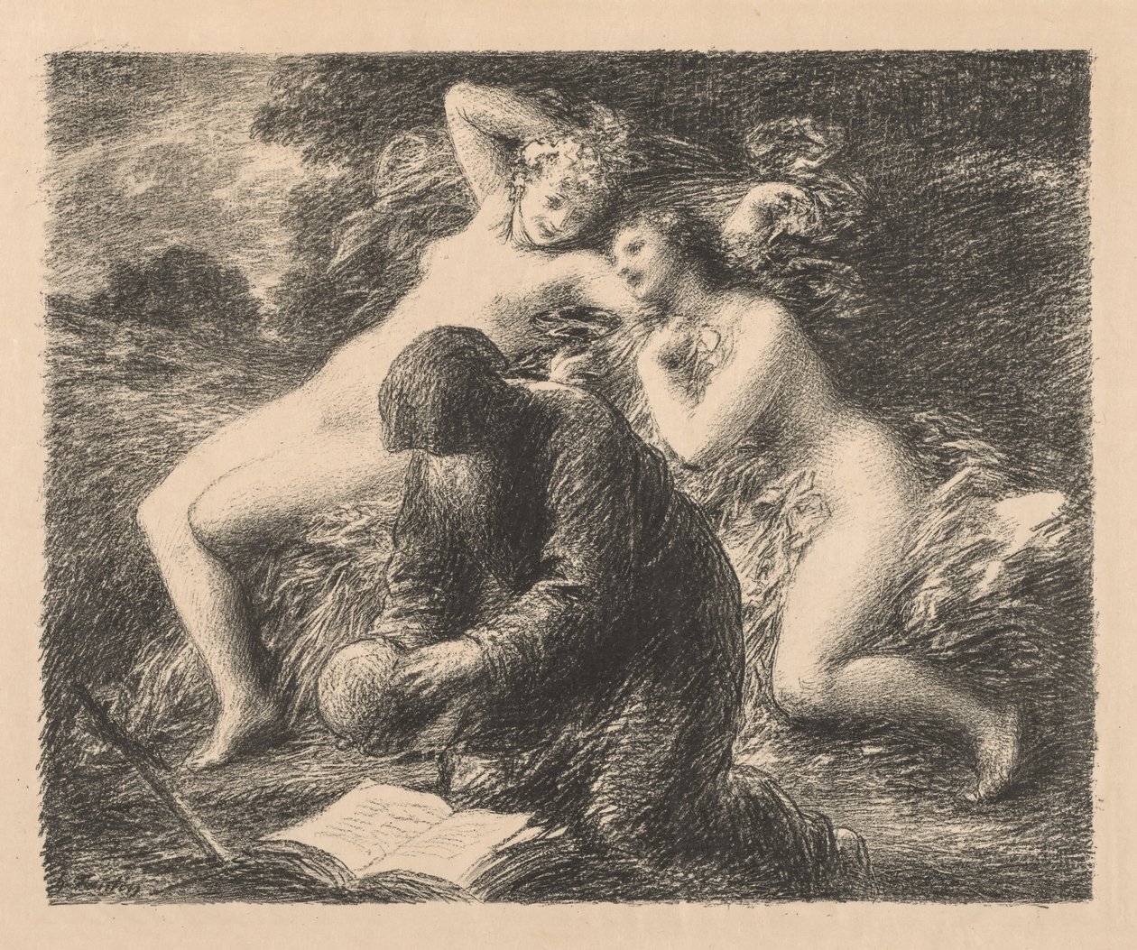 Frestelse av Sankt Antonius, 1893. av Ignace Henri Jean Fantin Latour