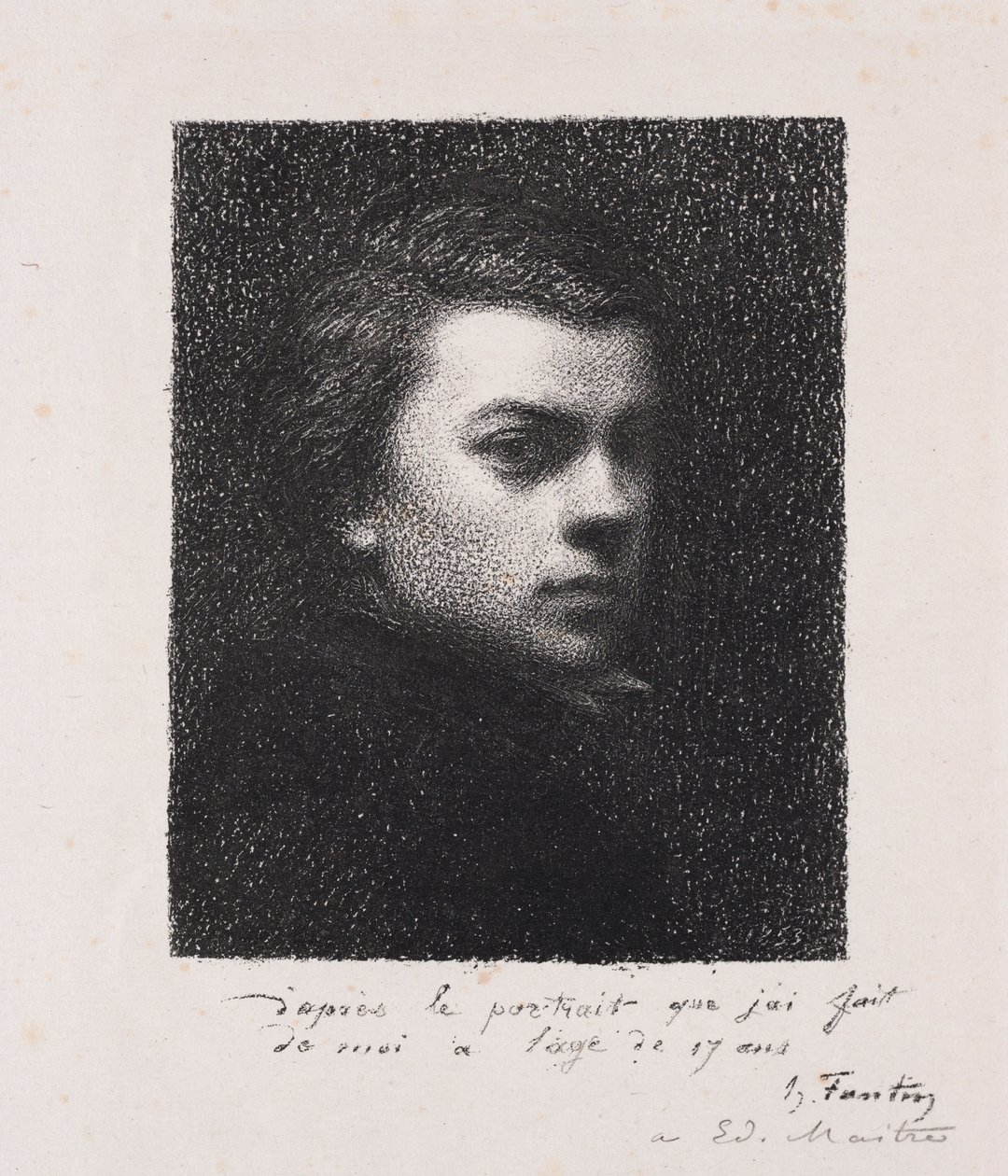 Konstnären vid 17 år, 1892. av Ignace Henri Jean Fantin Latour