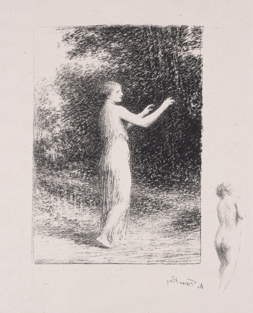 Tiggaren. av Ignace Henri Jean Fantin Latour
