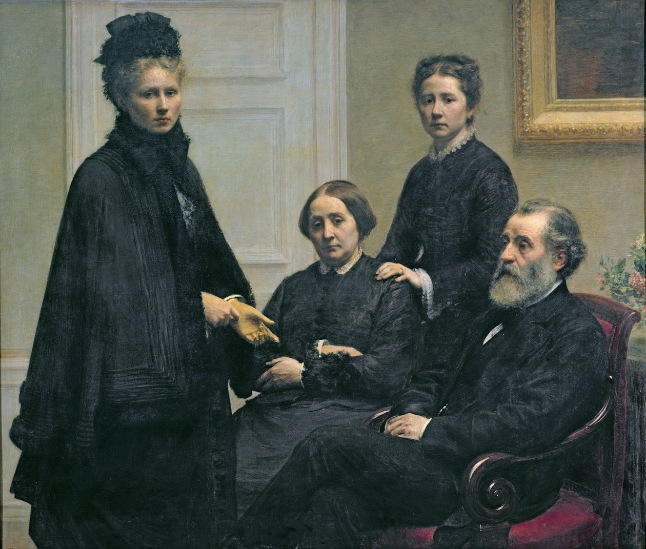 Familjen Dubourg, 1878 av Ignace Henri Jean Fantin Latour