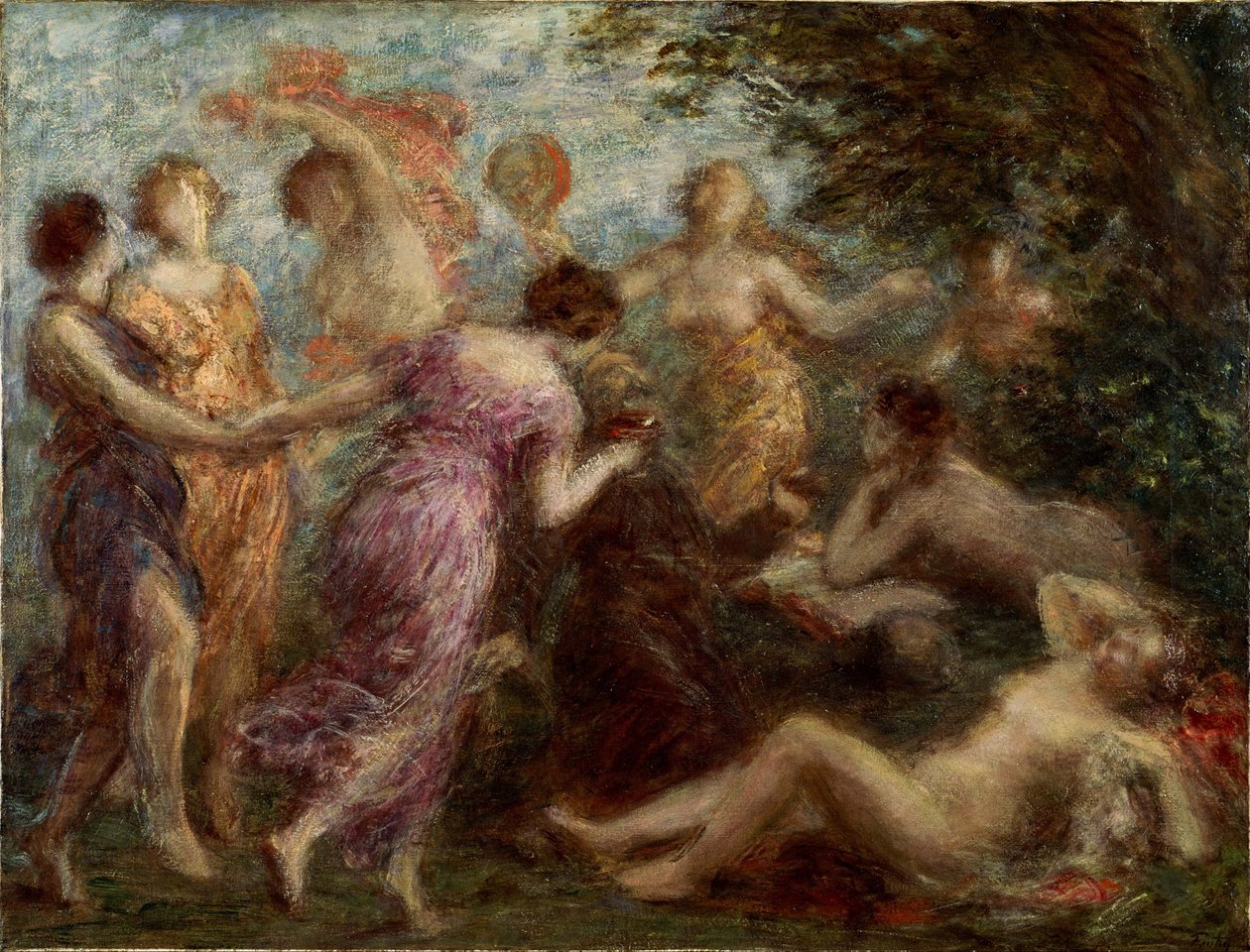 Frestelsen av Sankt Antonius av Ignace Henri Jean Fantin Latour