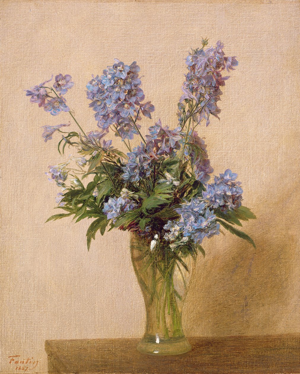 Vas av Columbines, 1887 av Ignace Henri Jean Fantin Latour