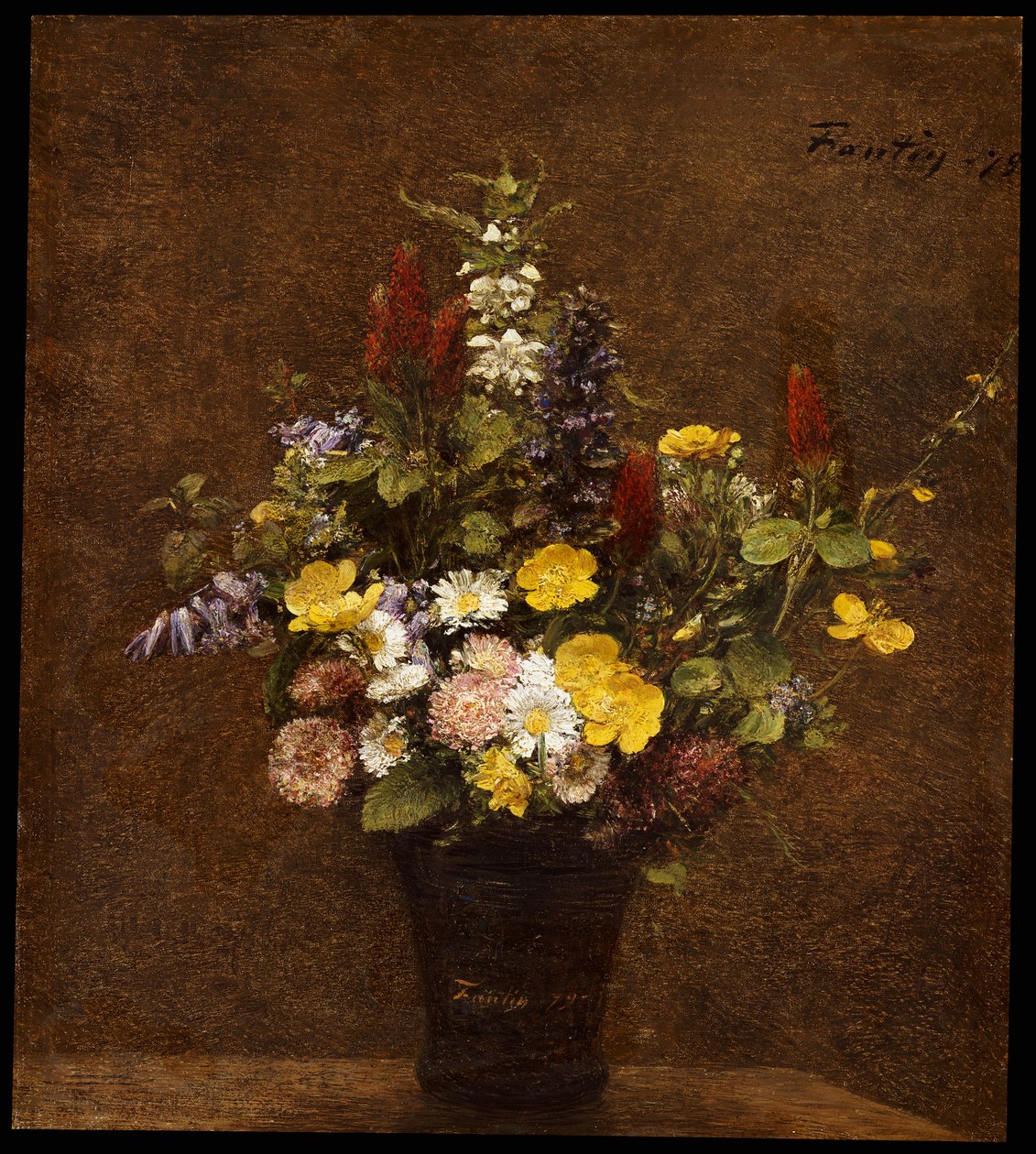 Vilda blommor av Ignace Henri Jean Fantin Latour