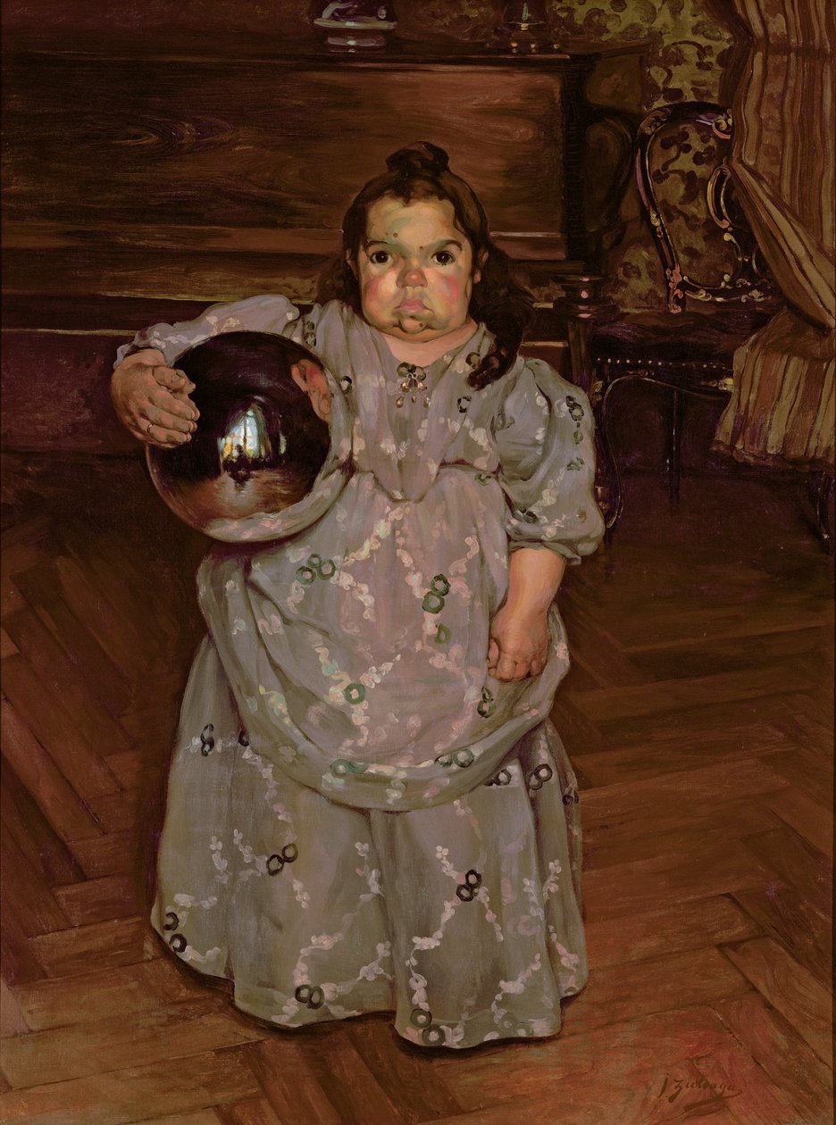 Dvärgen Dona Mercedes, 1899 av Ignacio Zuloaga y Zabaleta