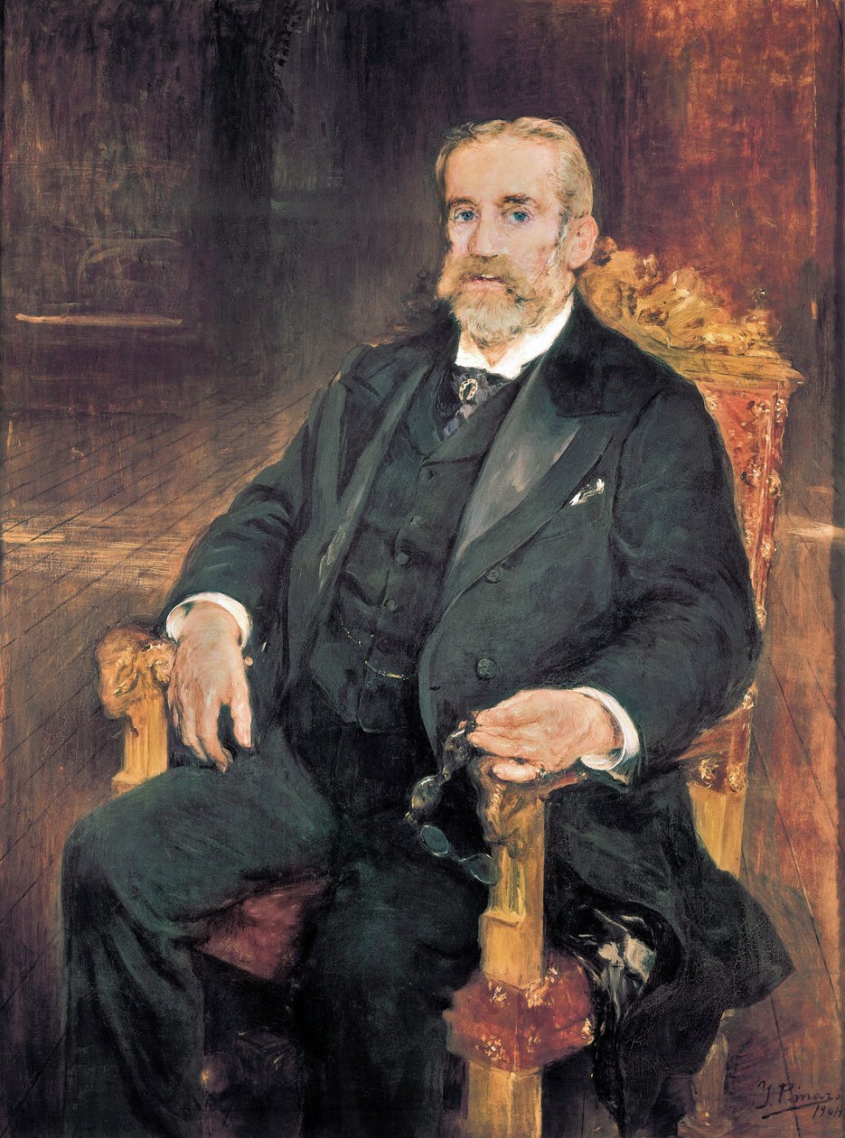 Porträtt av Francisco Romero Robledo (1838-1906), spansk politiker av Ignacio Pinazo Camarlech