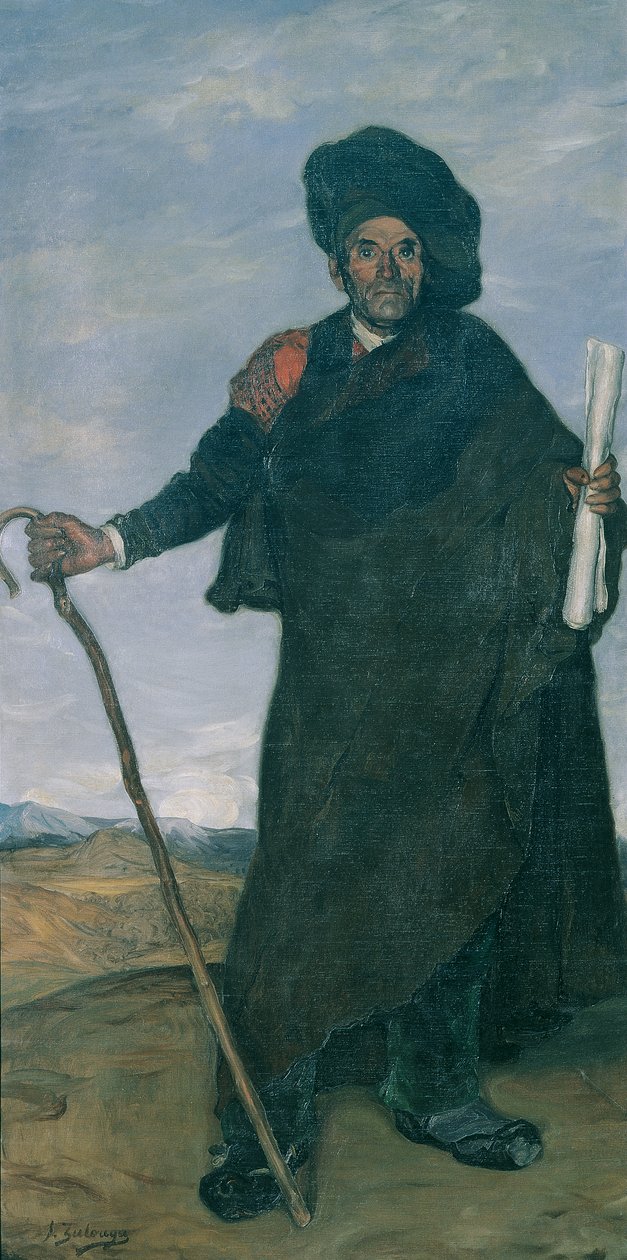 Den populära poeten Don Miguel av Segovia av Ignacio Zuloaga