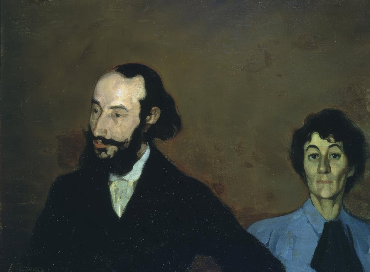 Charles Morice and his Wife’, 1889, Olja på duk, 70 × 90 cm av Ignacio Zuloaga y Zabaleta