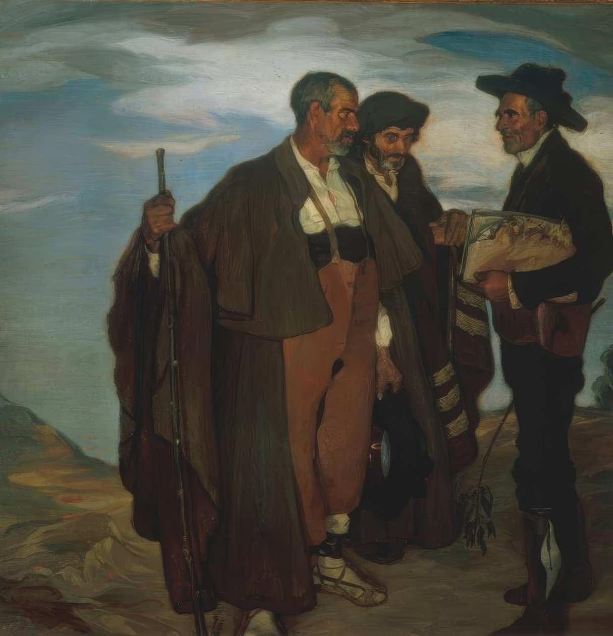 Borgmästaren i Torquemada och hans rådmän av Ignacio Zuloaga y Zabaleta
