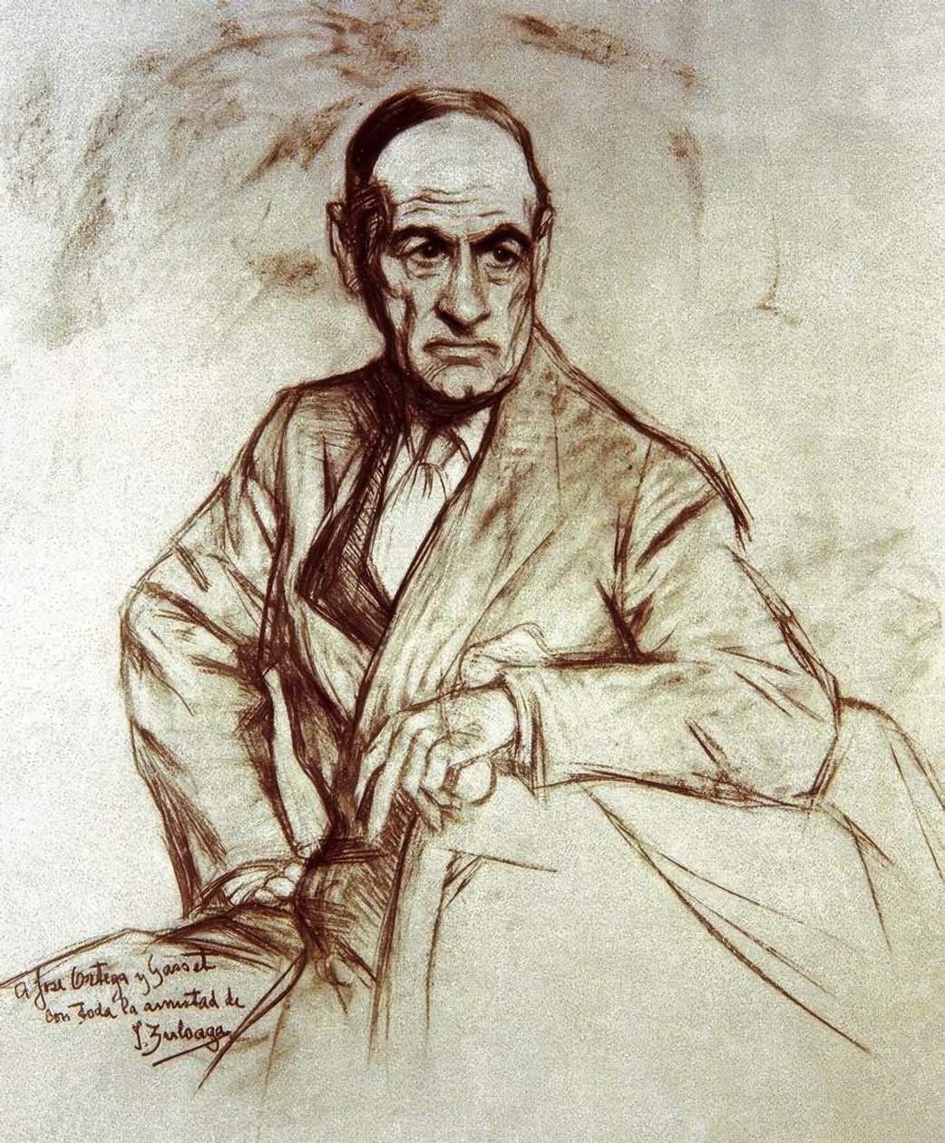 ORTEGA Y GASSET JOSE (1883–1955) - SPANSK FILOSOF OCH ESSÄIST UNDER 1900-talet av Ignacio Zuloaga y Zabaleta