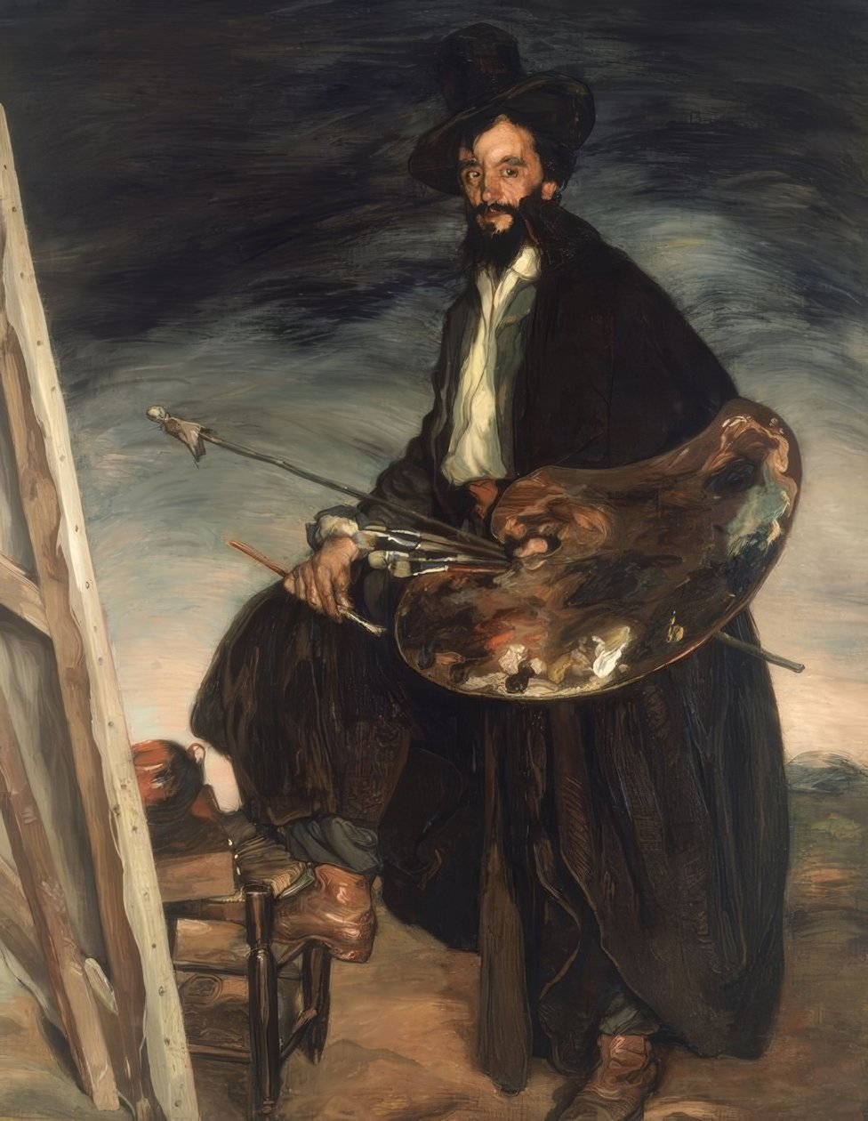 PORTRÄTT AV MÅLAREN PABLO URANGA – 1905 – OLEO KANVAS, 146 × 115,5 CM av Ignacio Zuloaga y Zabaleta