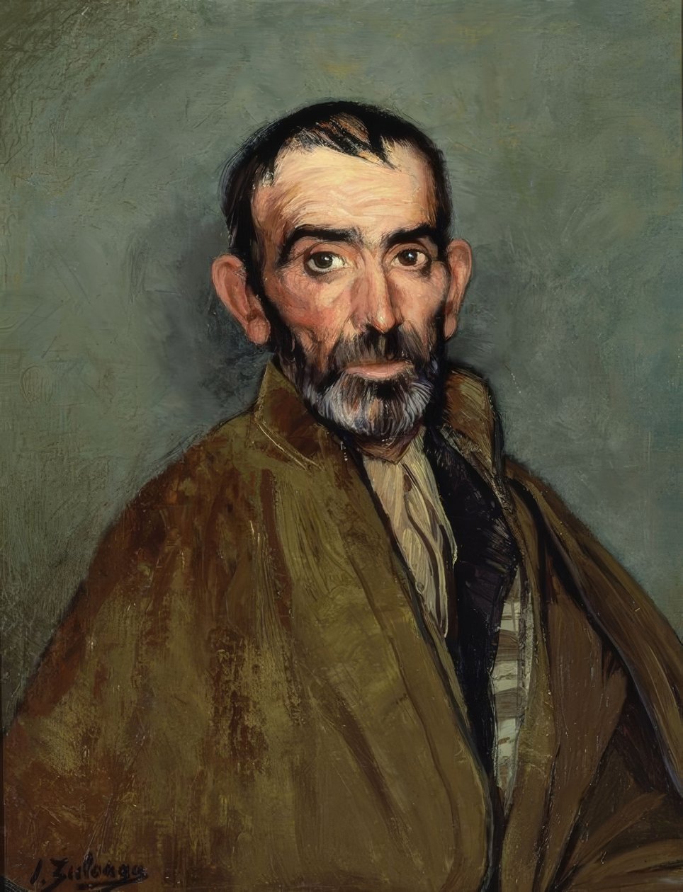 MANLIGT PORTRÄTT - 1900-talet av Ignacio Zuloaga y Zabaleta
