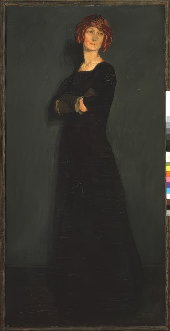 Porträtt av Madame Malinowska av Ignacio Zuloaga y Zabaleta