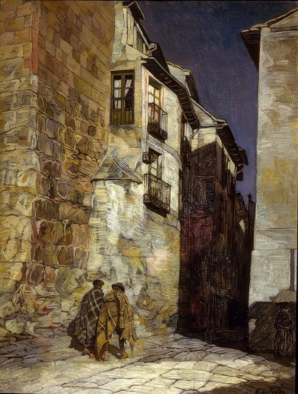 SEGOVIA BY NIGHT - CIRCA 1930 - O/L - 94X74 CM av Ignacio Zuloaga y Zabaleta