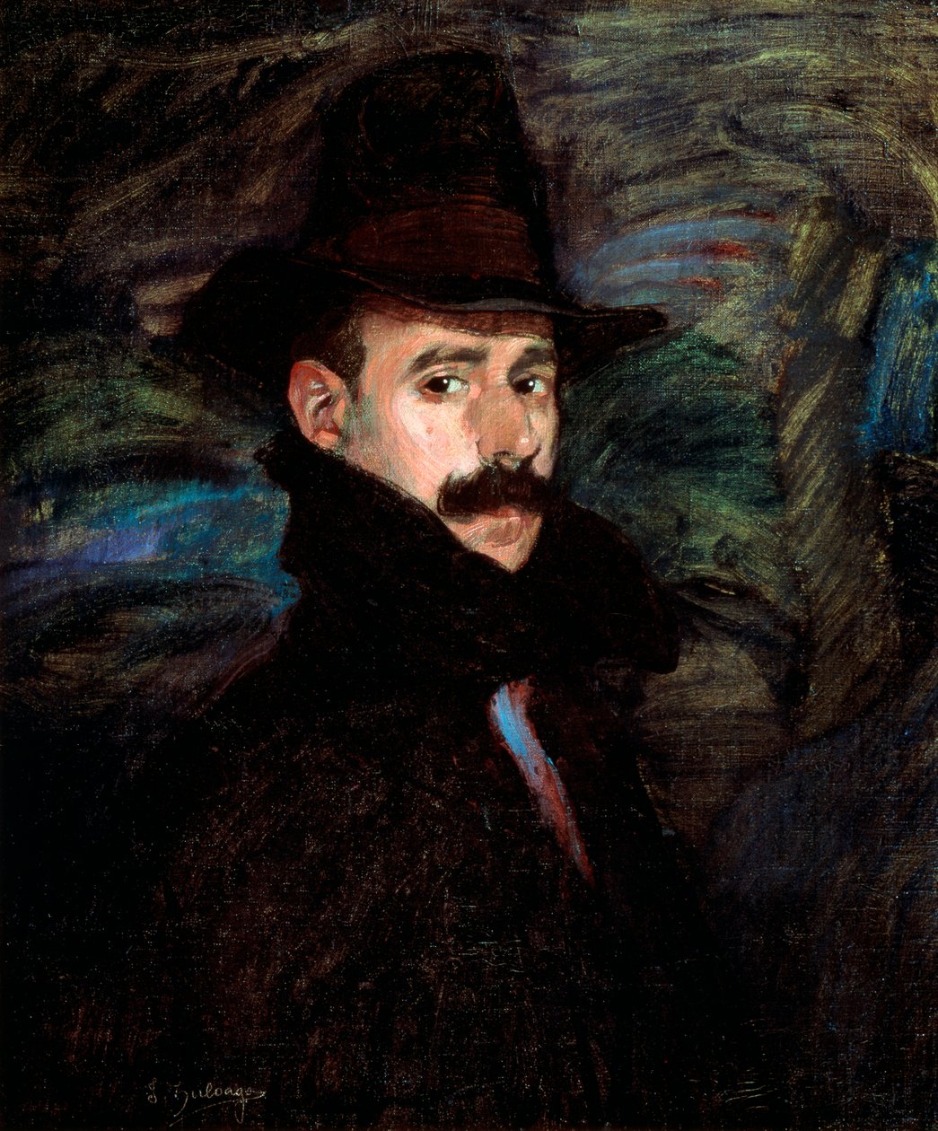Självporträtt, 1900-talet av Ignacio Zuloaga y Zabaleta