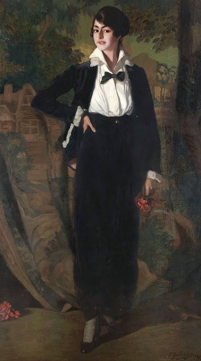 Miss Souty, 1915. av Ignacio Zuloaga y Zabaleto