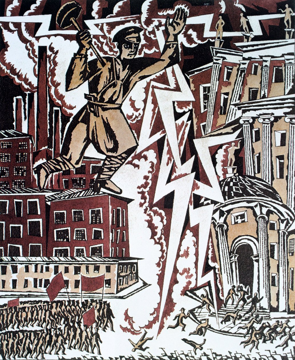 "Den röda blixten", 1919. av Ignaty Nivinsky