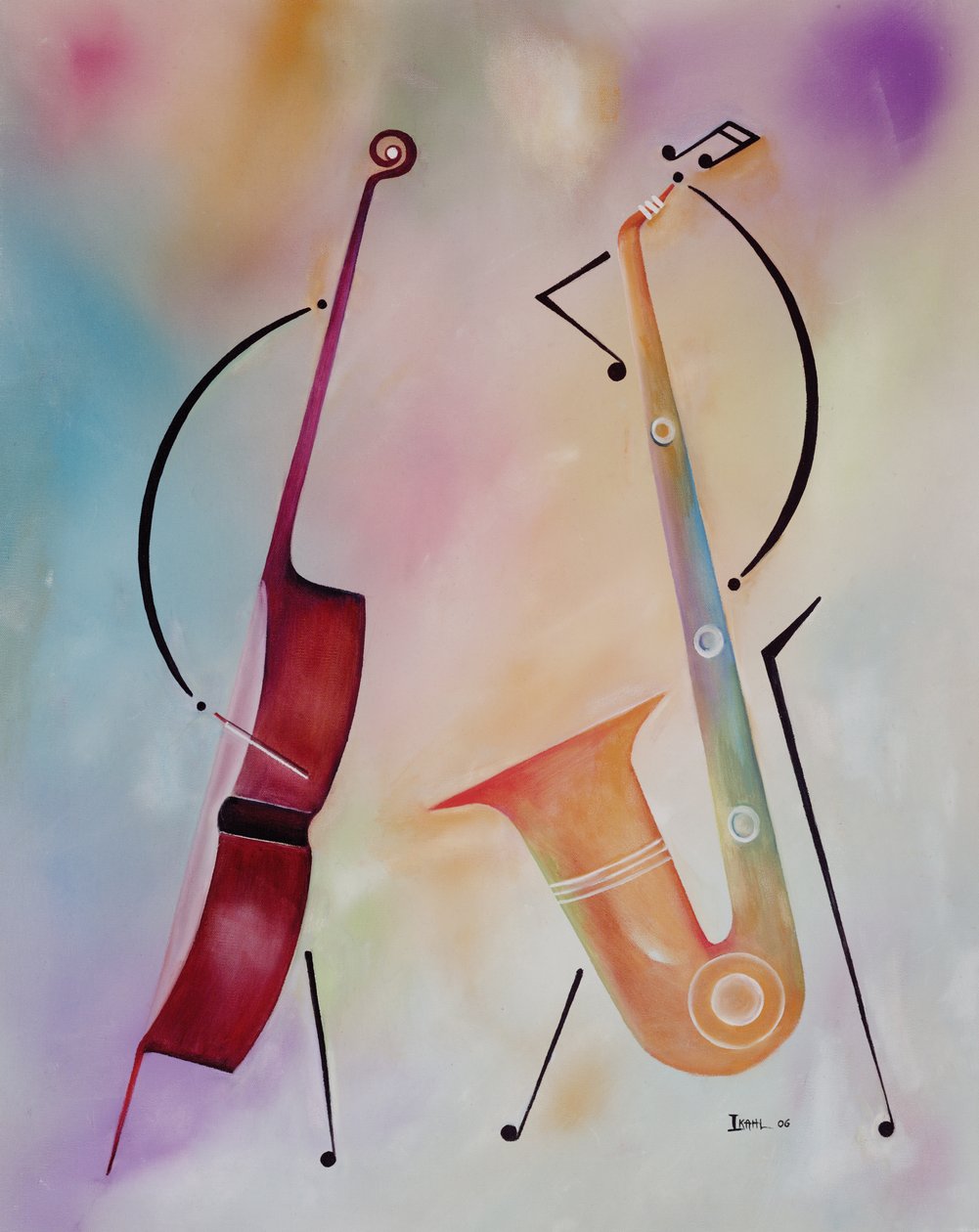 Bass och Sax, 2006 av Ikahl Beckford