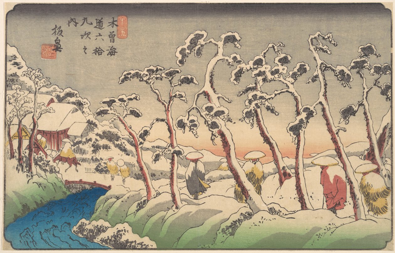 Itabana, tidigt-mitten av 1800-talet av Ikeda Eisen
