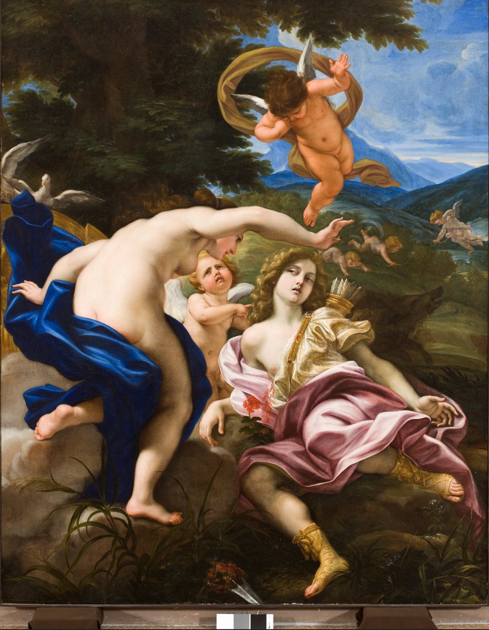 Adonis död, ca 1683-85 av Il Baciccio