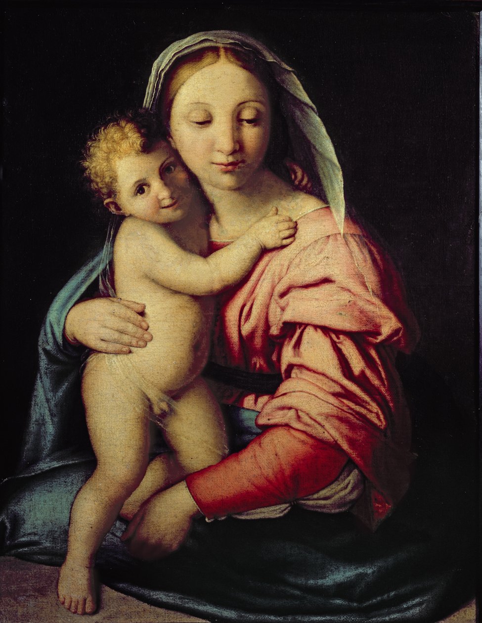 Madonna och barn av Il Sassoferrato