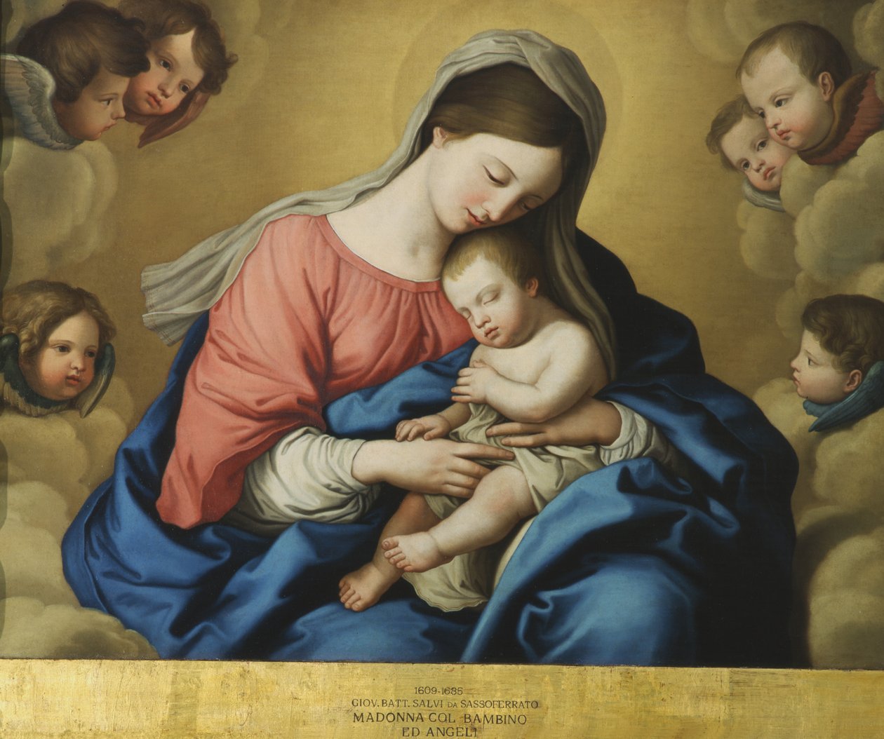 Madonna och barn av Il Sassoferrato