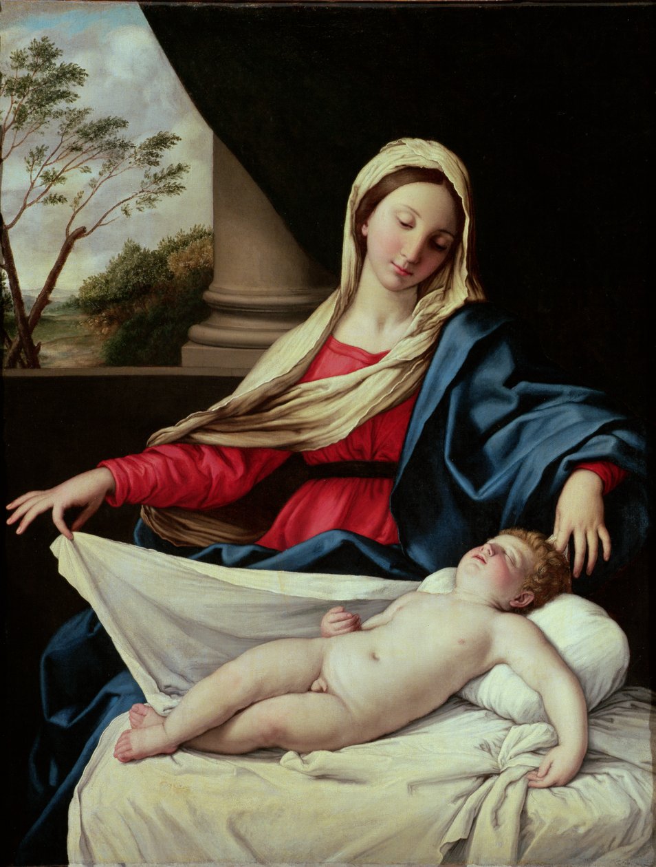Madonna och barn av Il Sassoferrato