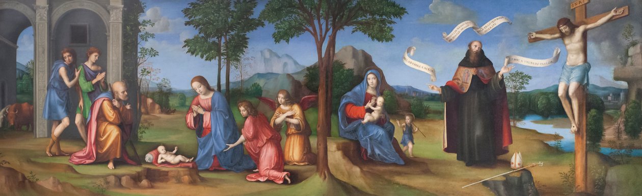 Sankt Augustinus vision av Il (1450-1517) Francia