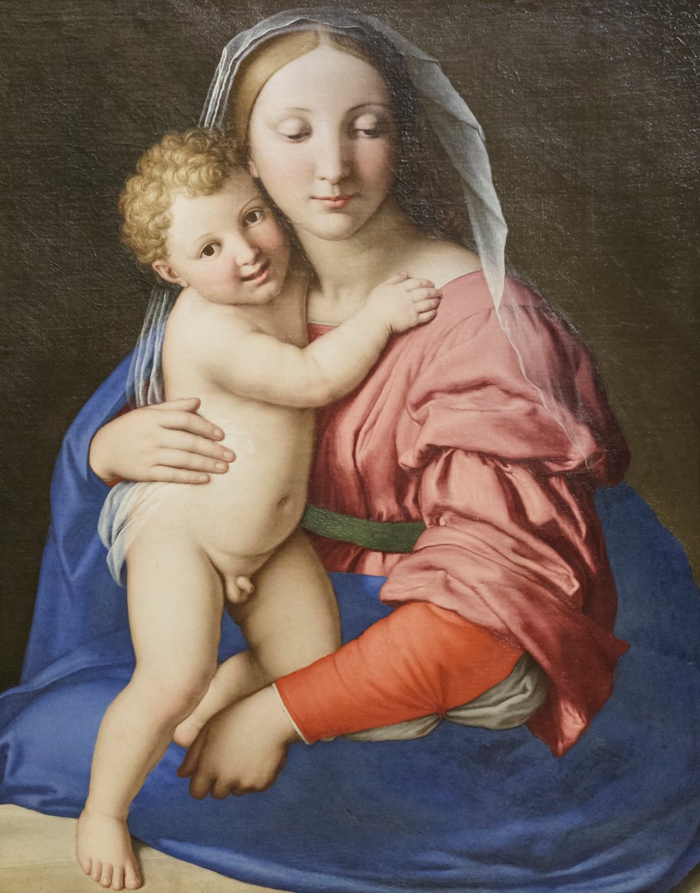 Madonna med barn av Il (1609 85) Sassoferrato