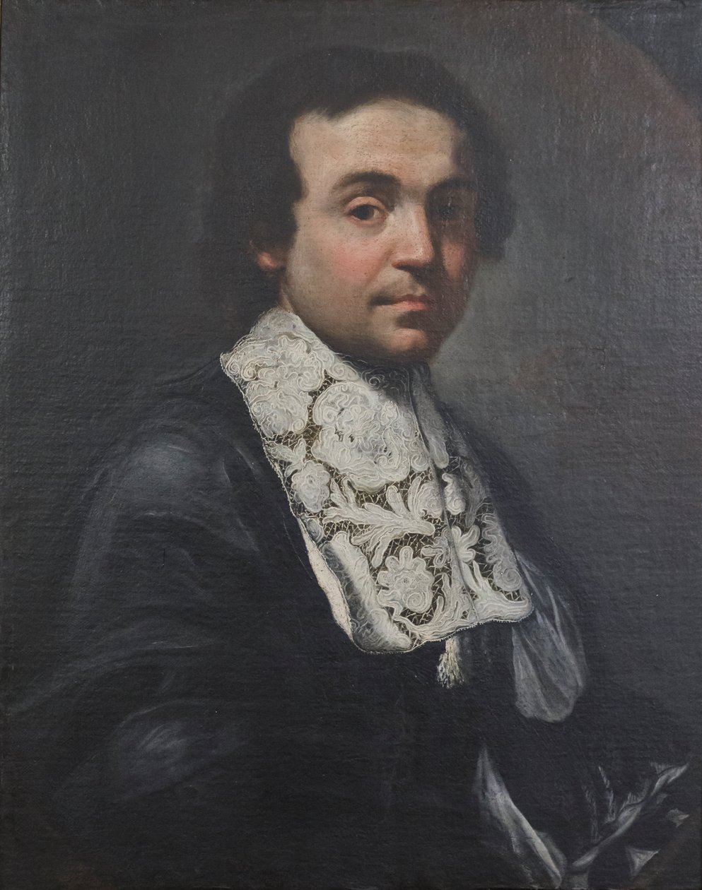 Porträtt av en man, ca 1670 (olja på duk) av Il (1639 1709) Baciccio