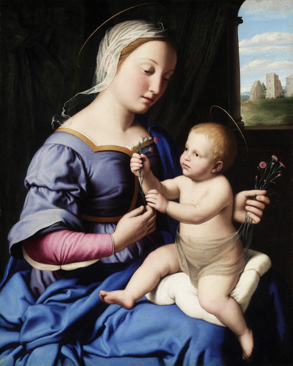 Madonna och barn av Il Sassoferrato