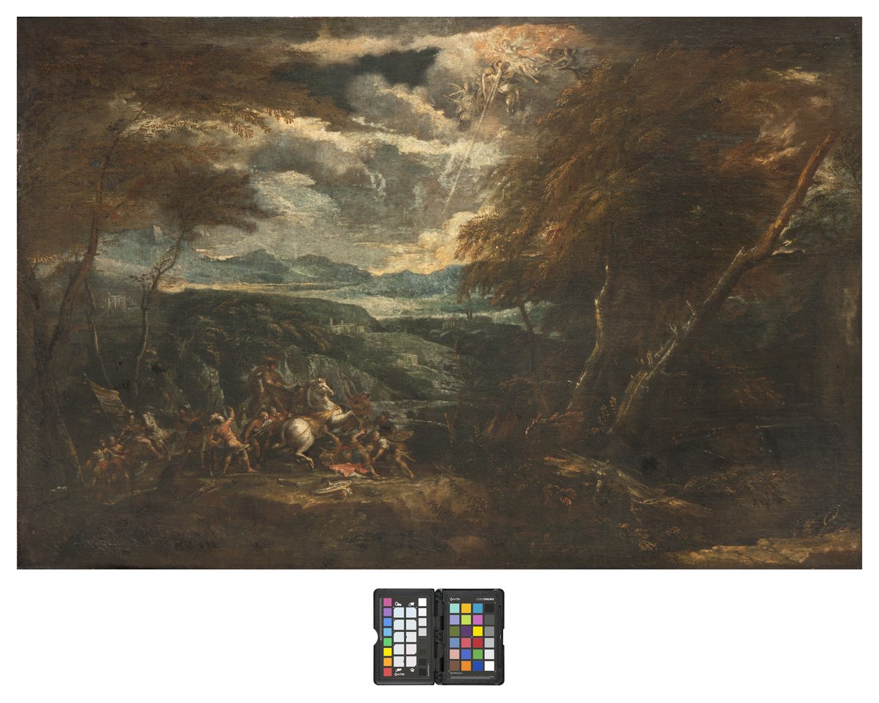 Sankt Paulus omvändelse, 1710-20 av Ilario Giacinto Mercanti