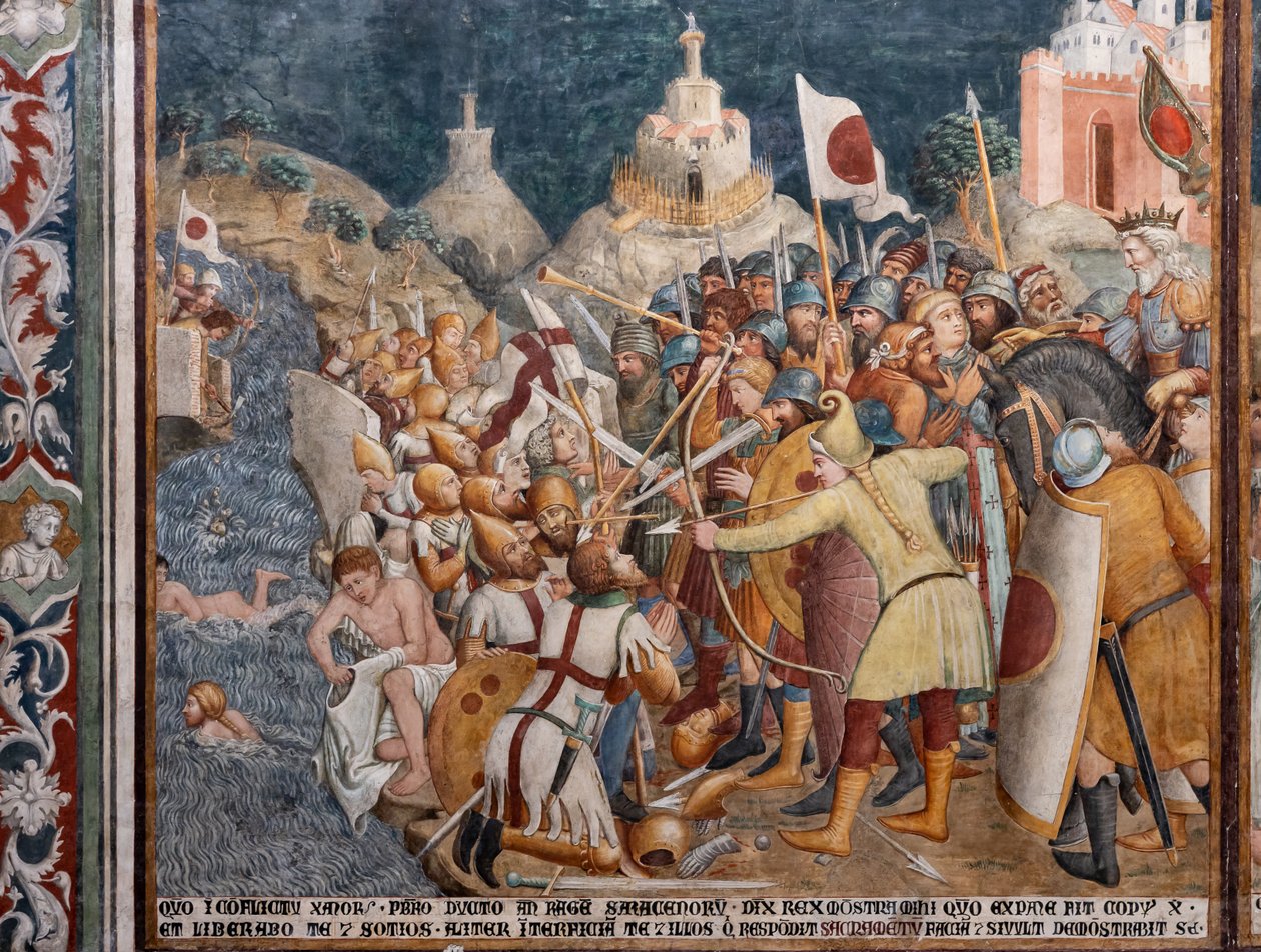 Fresker, detalj av Ilario and others Ugolino di Prete