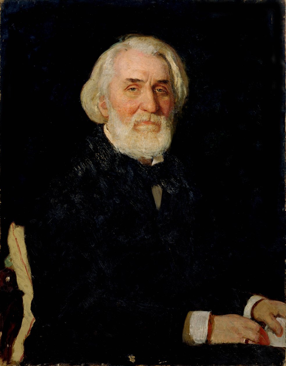 Porträtt av Ivan S. Turgenev (1818-83), 1879 av Ilya Efimovich Repin
