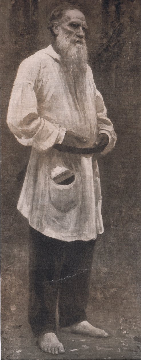 Greve Leo Tolstoy, Bibbys årsbok, 1916-17 av Ilya Efimovich after Repin