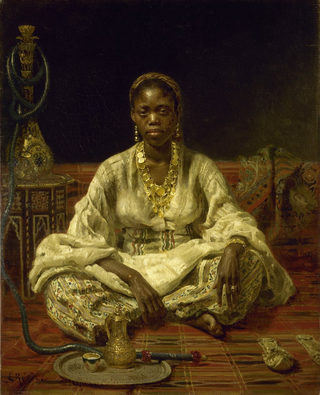 Svart kvinna, 1875-1876. av Ilya Efimovich Repin