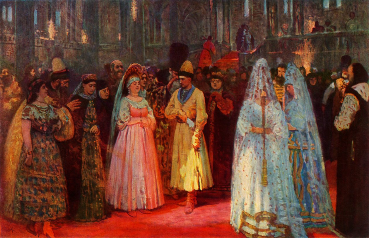 "Att välja tsarens brud", 1884, 1965. av Ilya Efimovich Repin