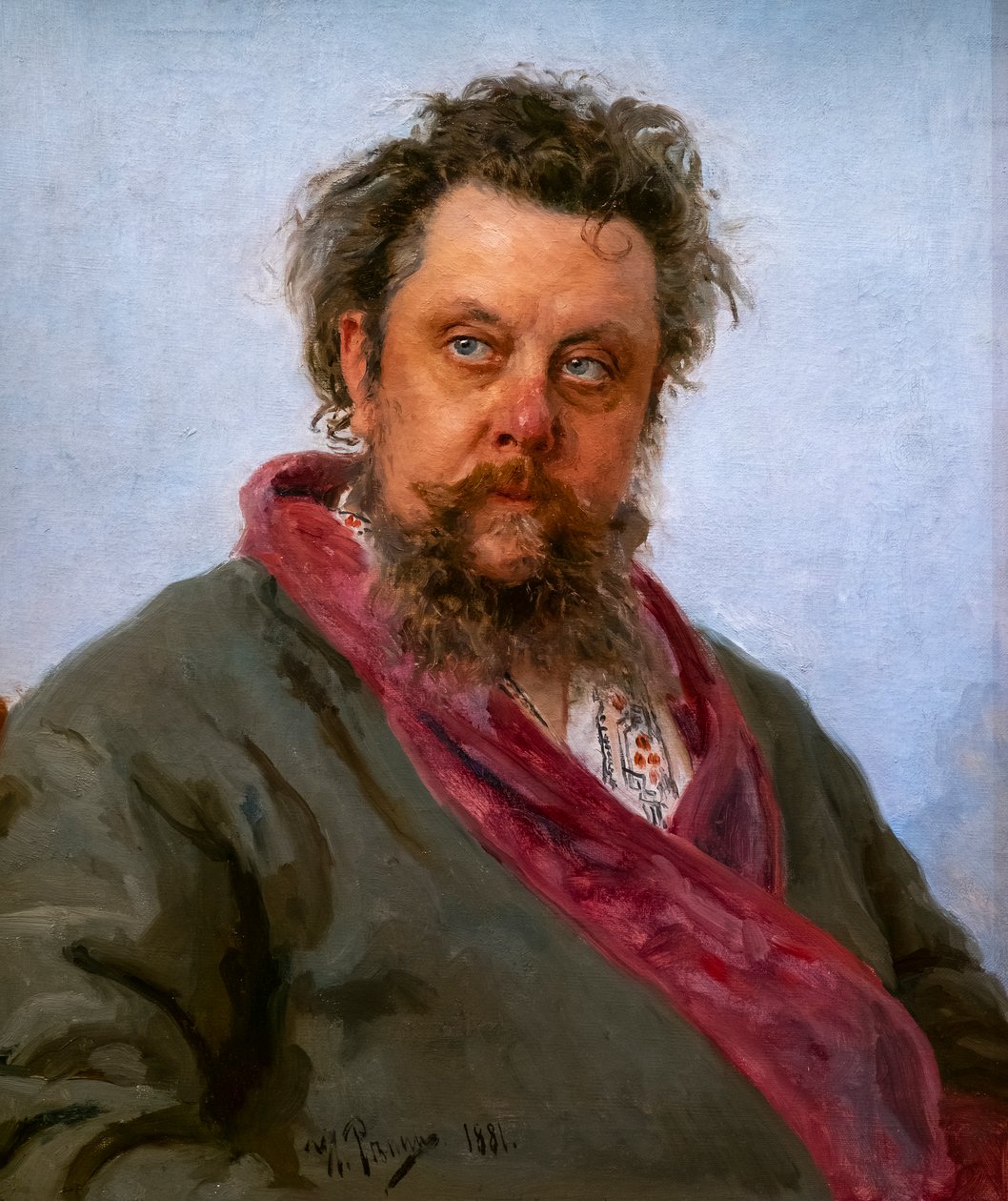 MODEST MUSSORGSKY av Ilya Efimovich Repin