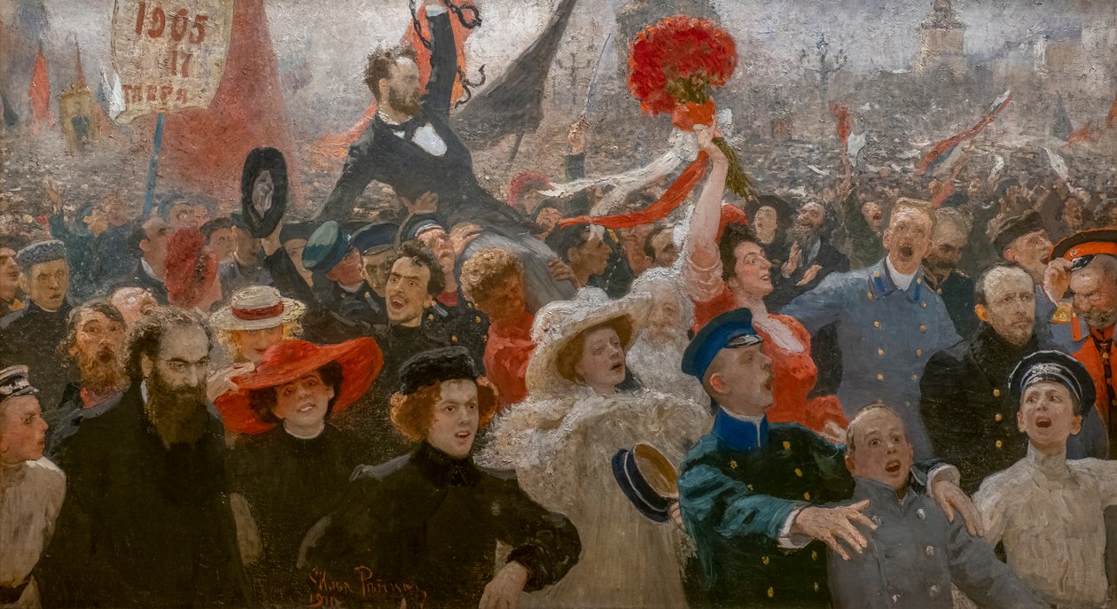 17 OKTOBER 1905 av Ilya Efimovich Repin