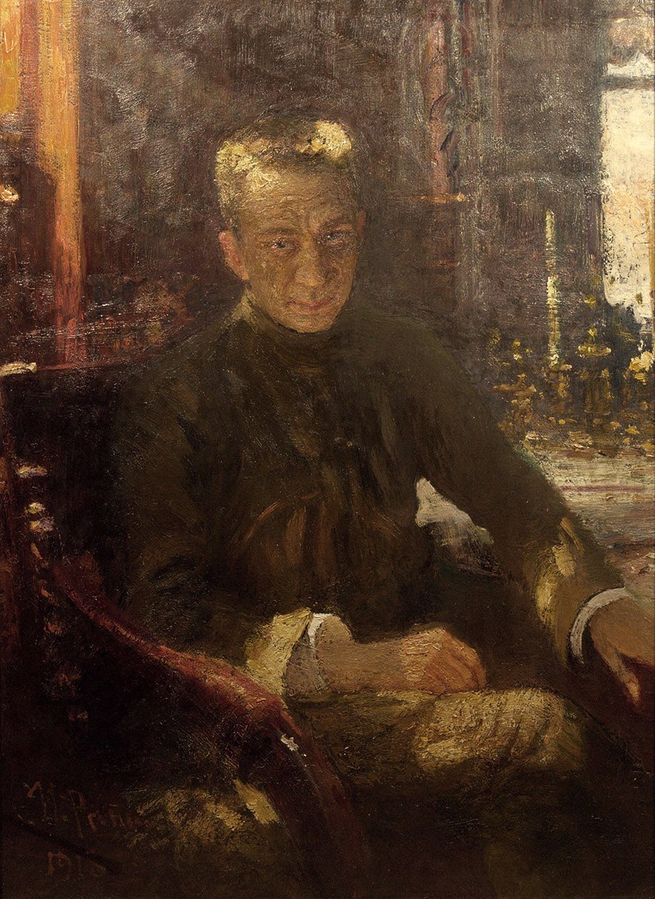 Porträtt av Alexander Kerenskij 1881-1970, 1917-1918. av Ilya Efimovich Repin