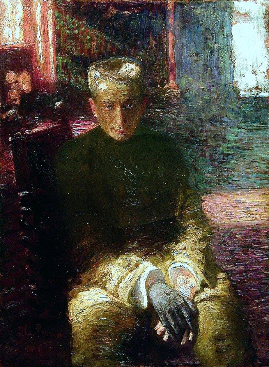 Porträtt av Alexander Kerenskij 1881-1970, 1918 av Ilya Efimovich Repin