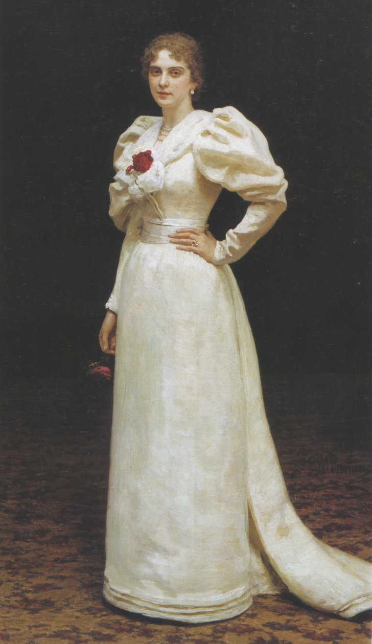 Porträtt av Lyudmila Petrovna Steinheil, 1895 av Ilya Efimovich Repin