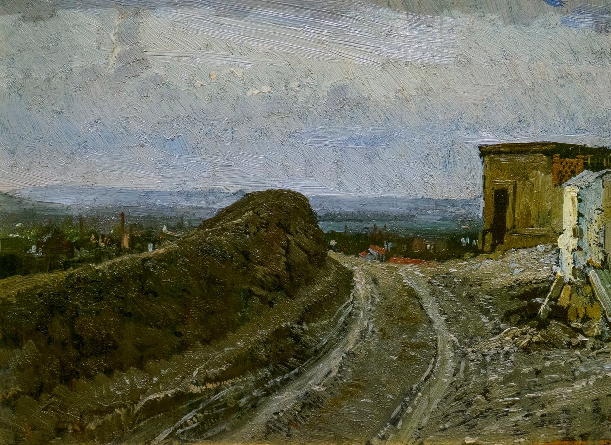 MONTMARTRE ROAD, PARIS av Ilya Efimovich Repin